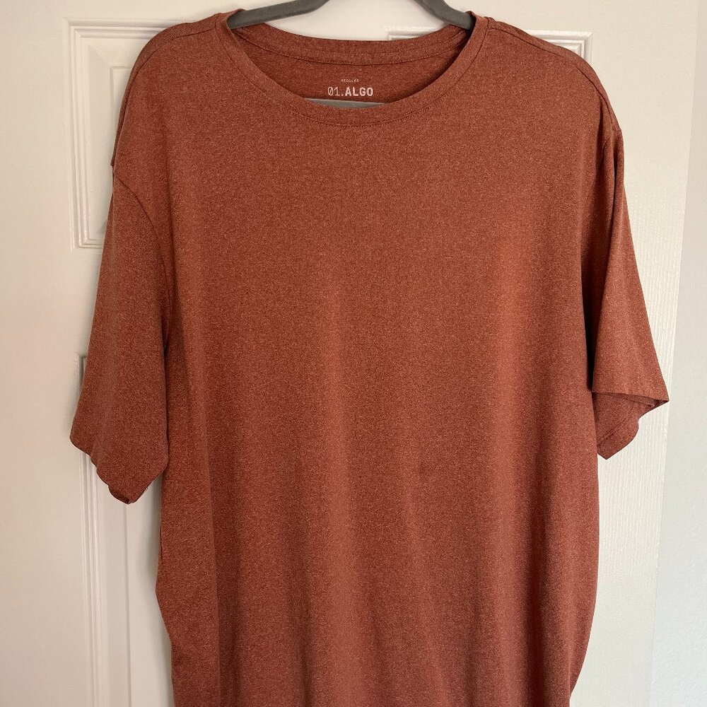 Red Algo Mens Workout Shirt